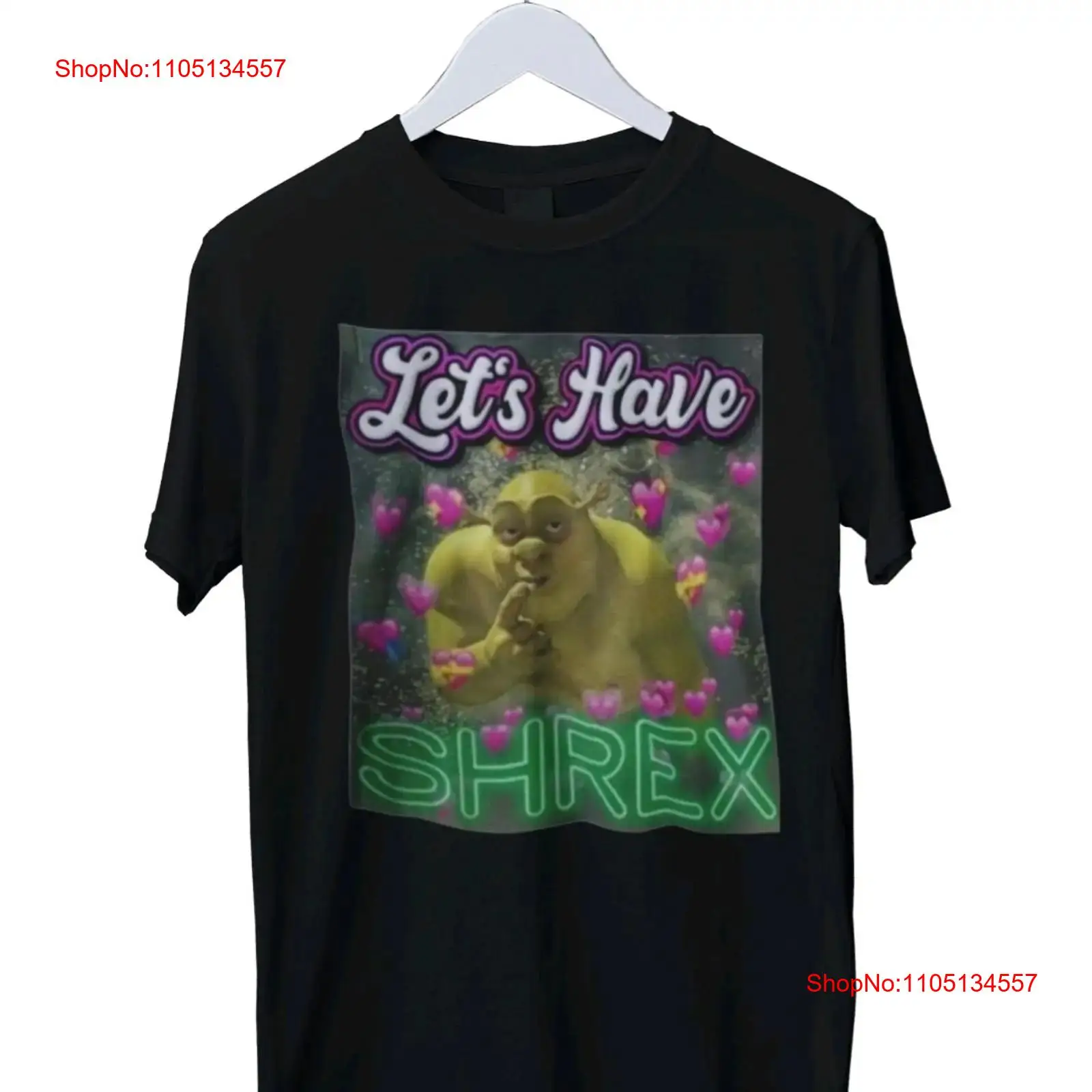 Vintage Fashion Jersey - Забавная футболка Lets Have Shrex Meme