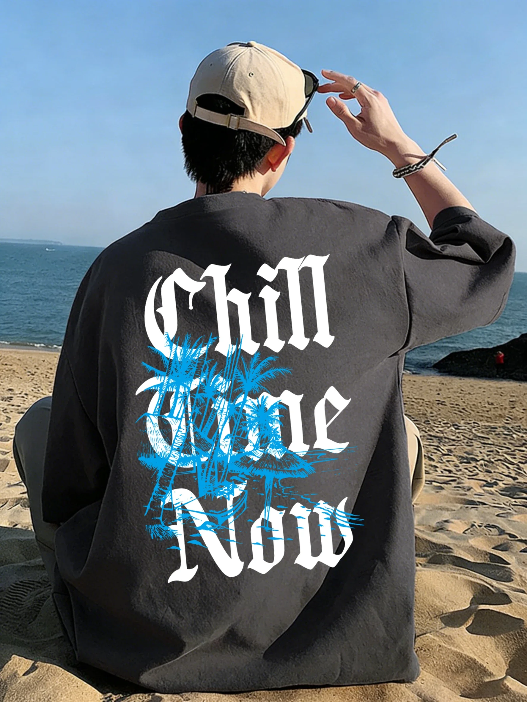 Vintage Fashion Now - Футболка с принтом Beach Chill Time