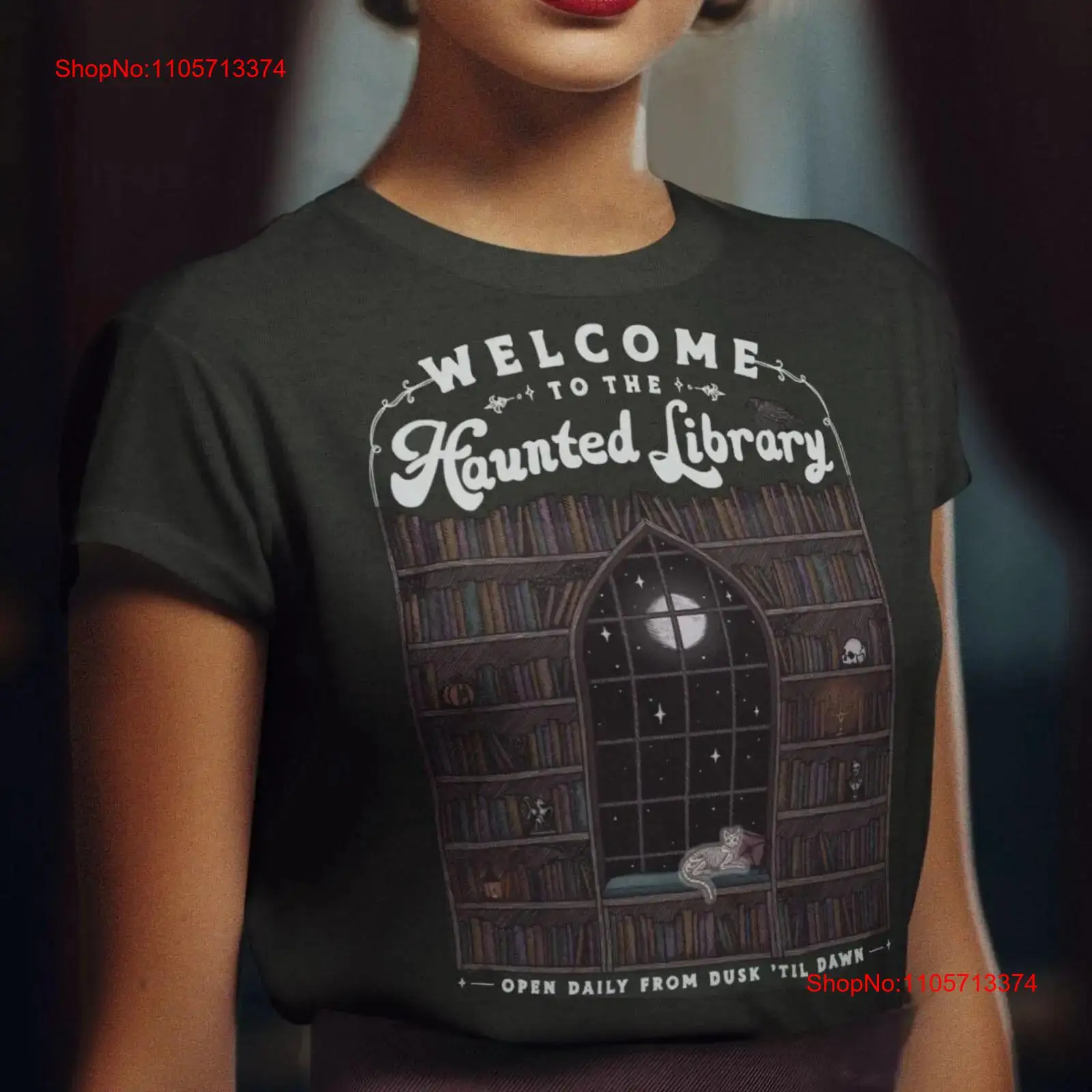 Vintage Fashion Library - Футболка «Добро пожаловать в библиотеку с
