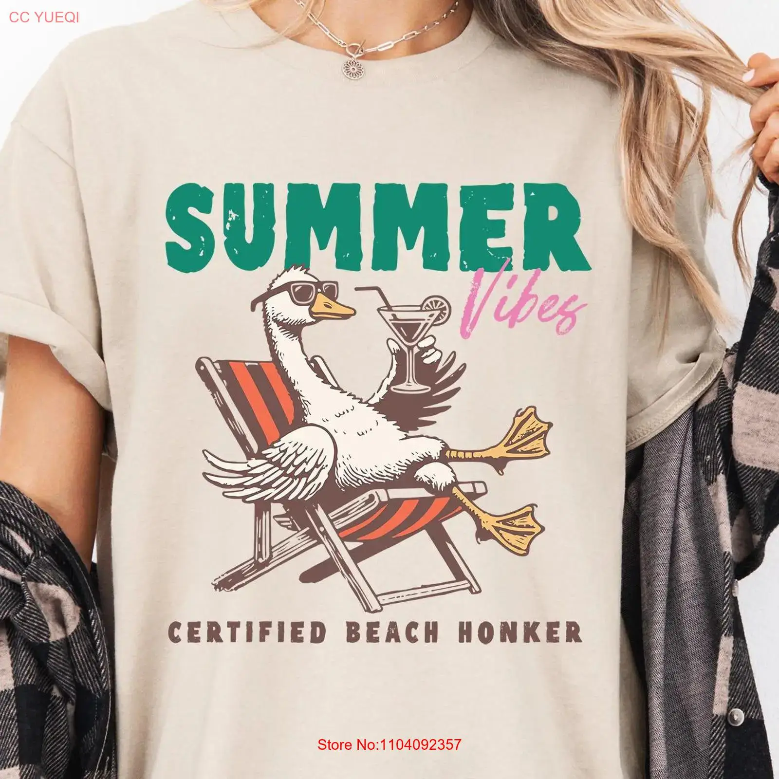Vintage Vibes Fashion - Летняя футболка Summer Goose T Shirt