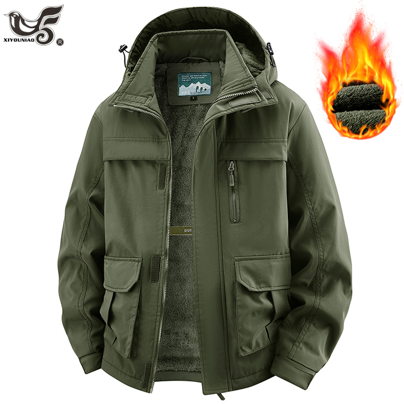 Varsity Jacket Wool - Зимняя мужская куртка с капюшоном на