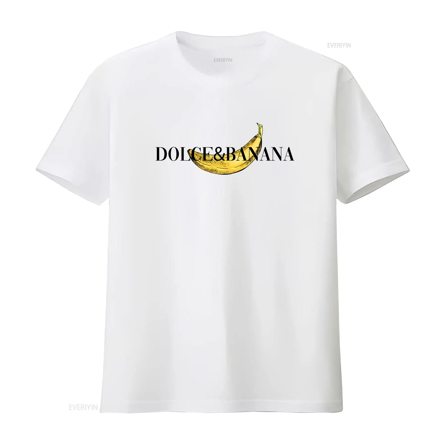 Vintage Fashion Jersey - Белая футболка для мужчин Dolce Banana,