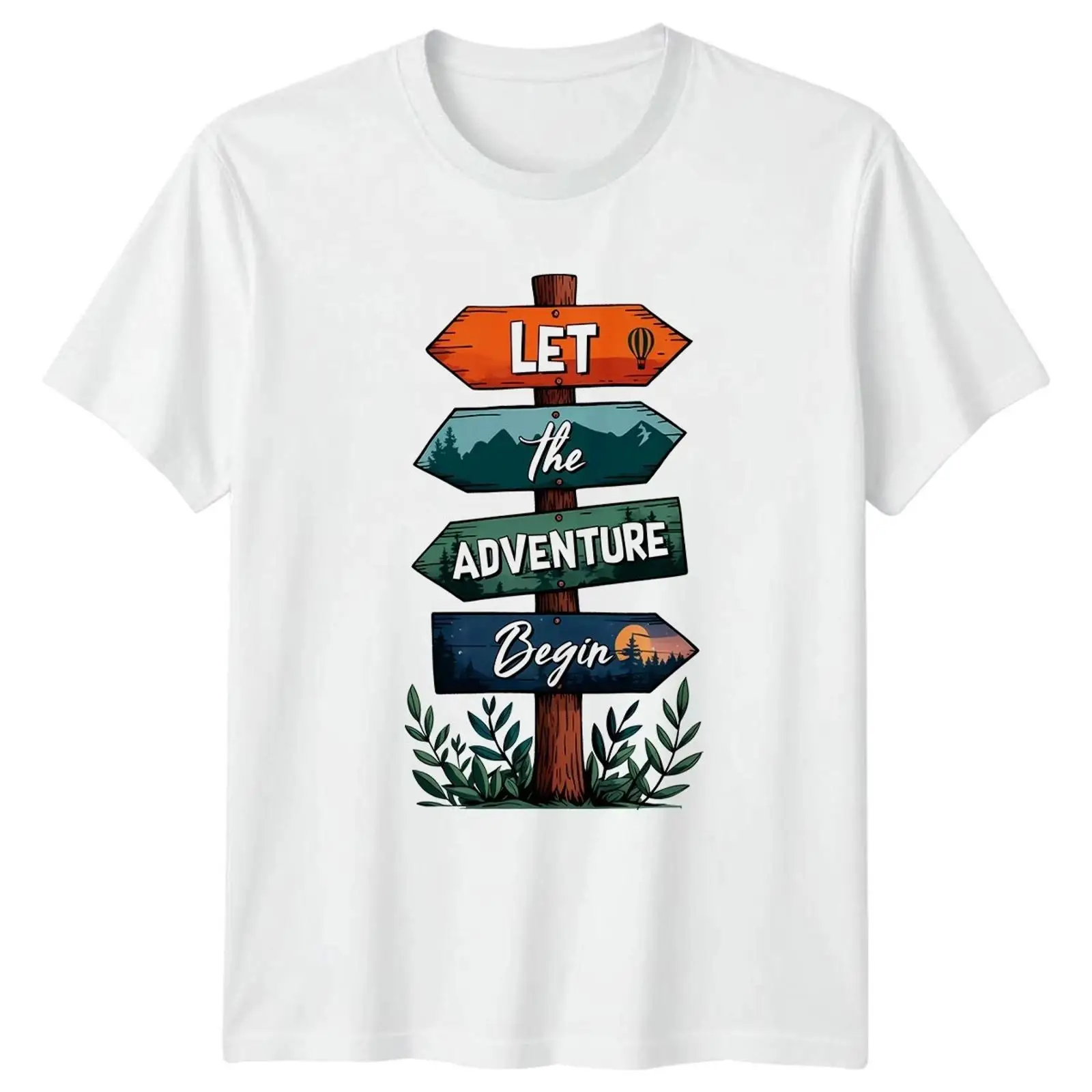 Vintage Fashion Herren - Футболка с графическим принтом Let The