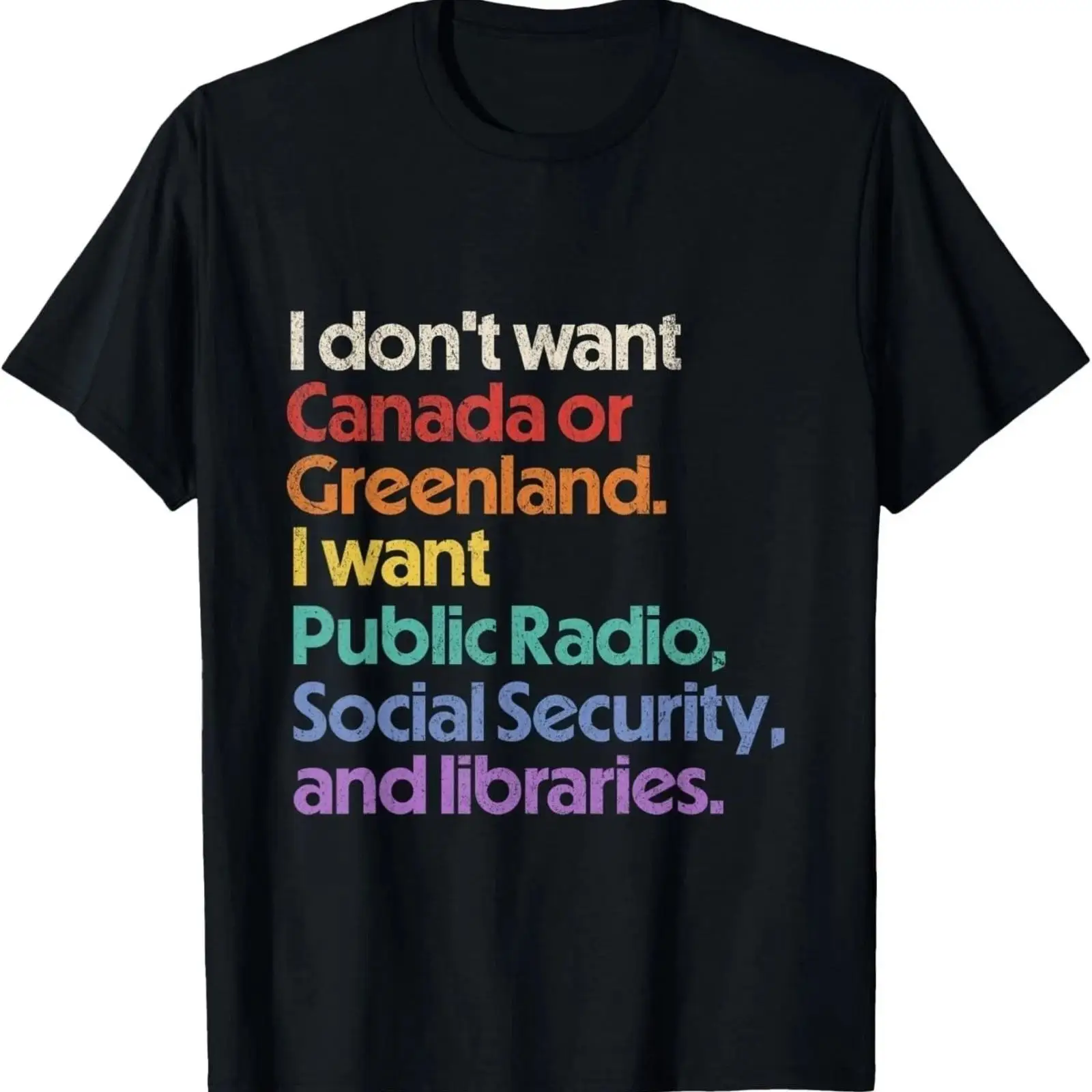 Vintage Fashion Library - Футболка Protect Public Broadcasting Social Security