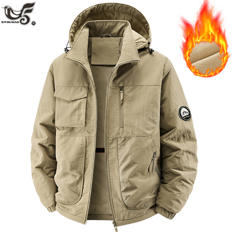 Varsity Jacket Wool - Мужские парки, толстое теплое пальто с