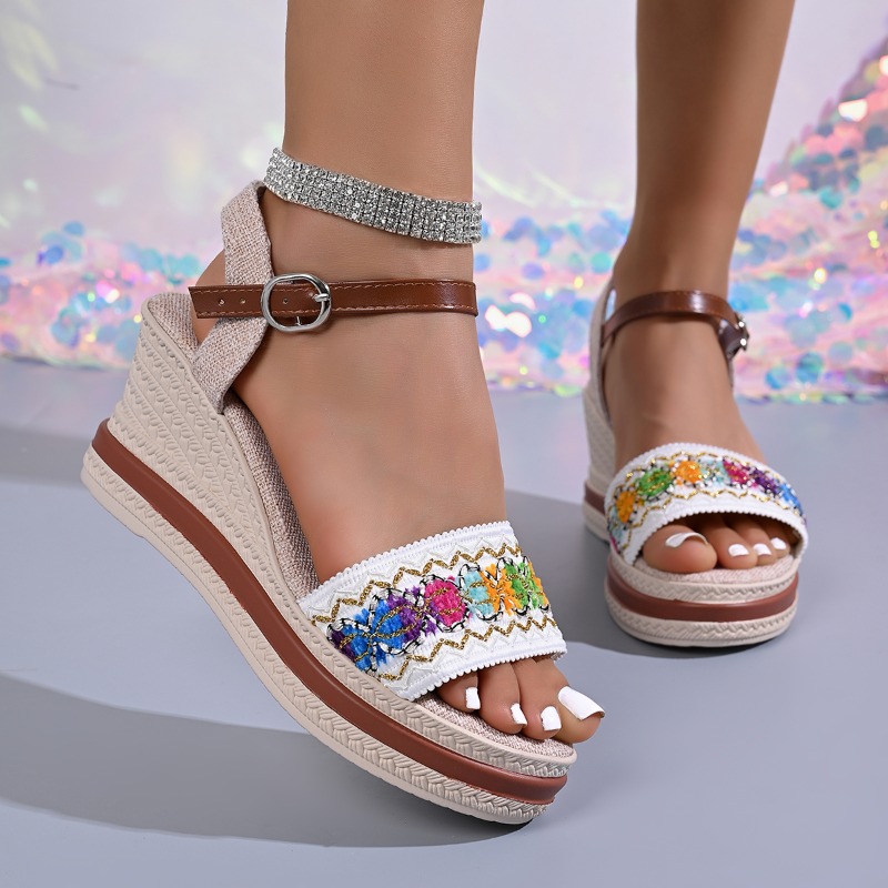 Vintage Fashion Heels - Летние женские мюли в богемном стиле
