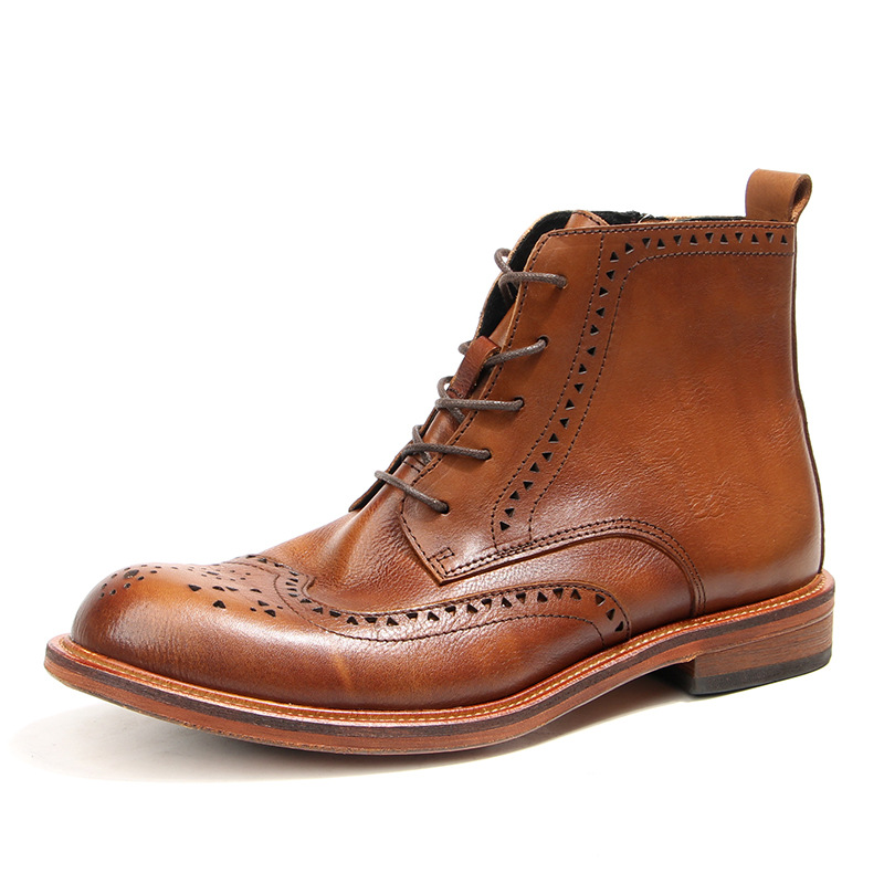 Vintage Fashion For Mens - Винтажные мужские ботильоны «Челси», роскошные ботинки