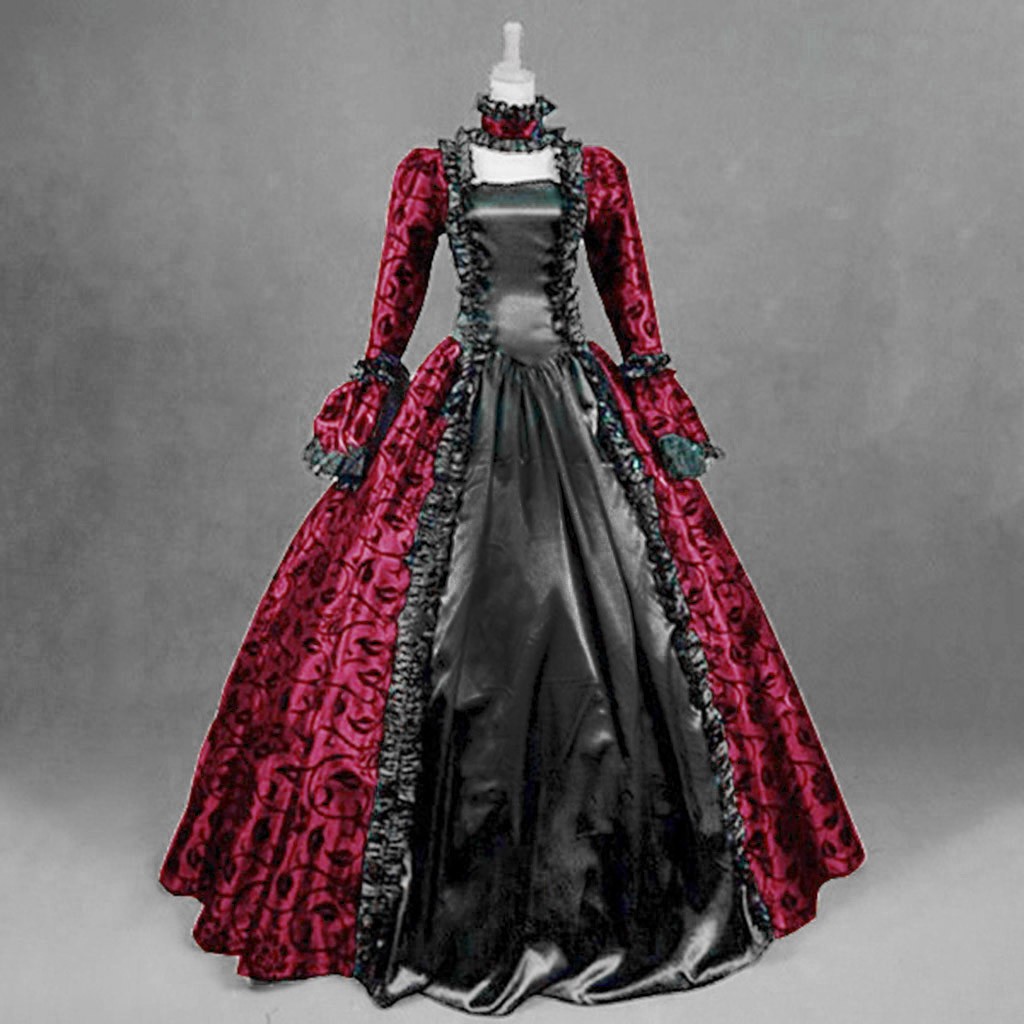 Vintage Fashion Dress - Женское винтажное изысканное платье в готическом