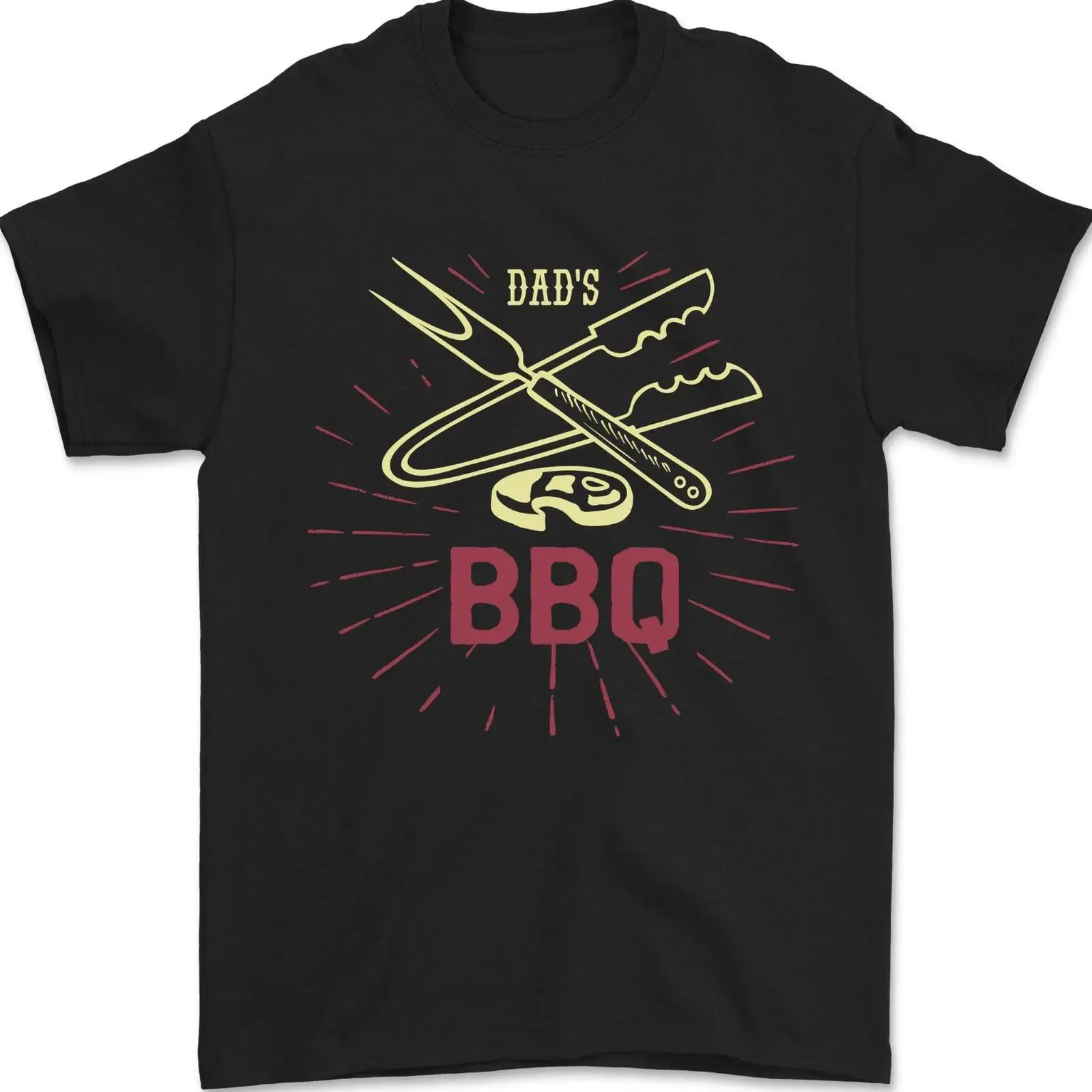 Vintage Fashion Herren - Мужская футболка Dads BBQ Vatertag Grill,