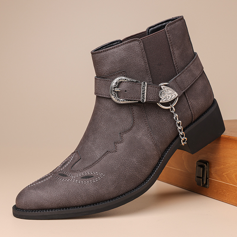 Vintage Fashion For Mens - Модные новые мужские винтажные ковбойские ботинки
