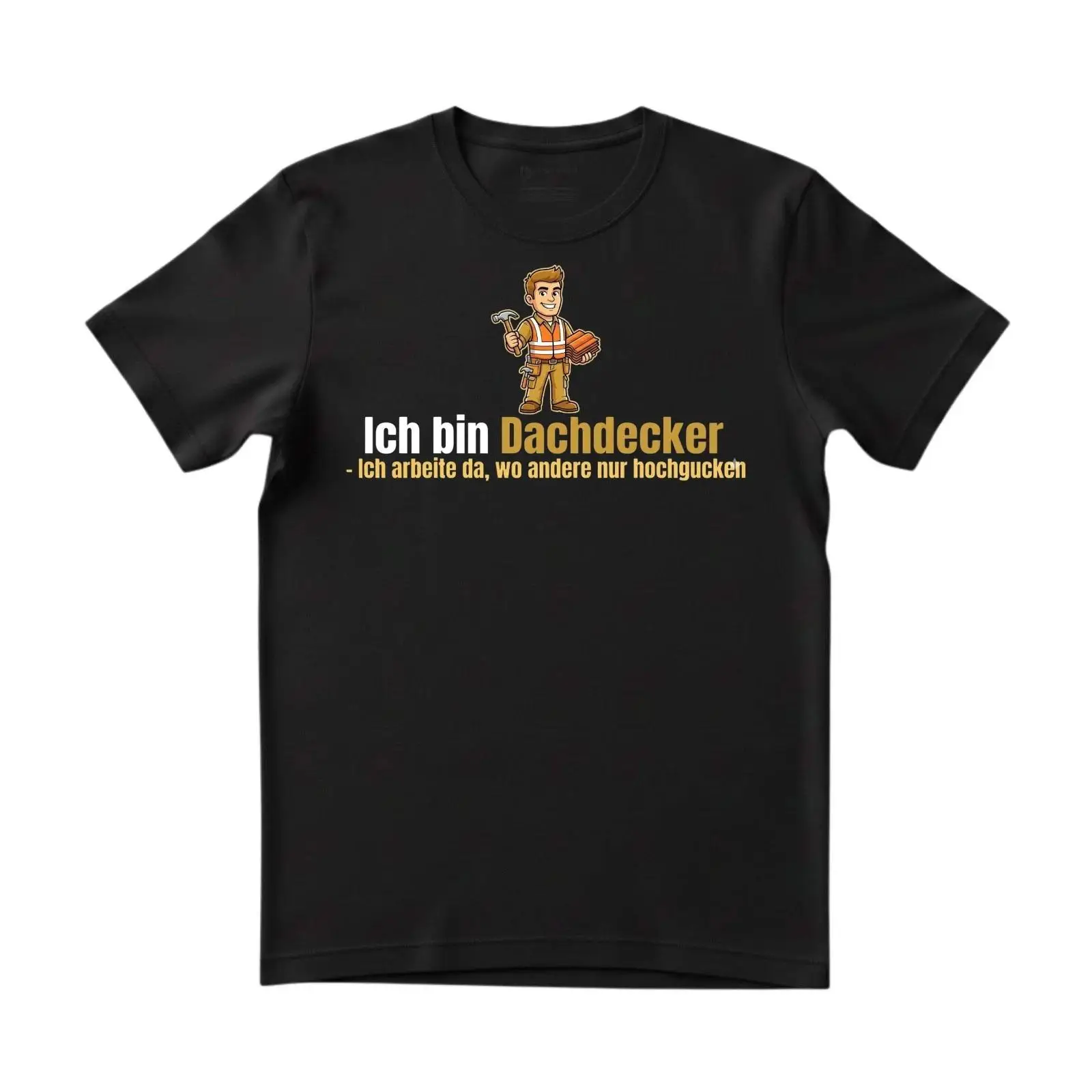 Vintage Fashion Herren - Футболка Dachdecker с забавным надписью, подарок