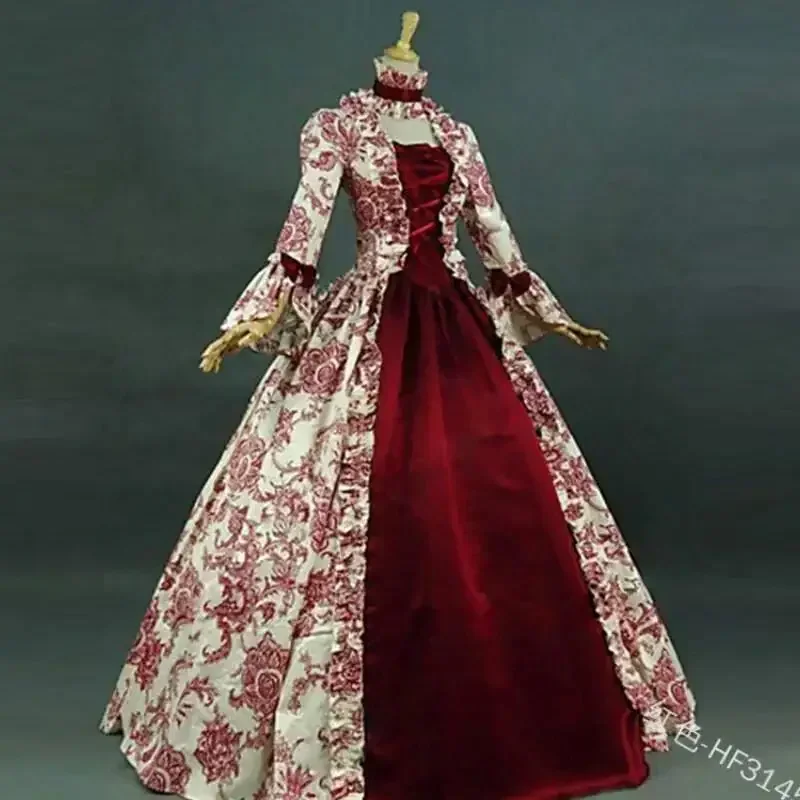 Vintage Fashion Dress - Средневековое ренессансное платье больших размеров для
