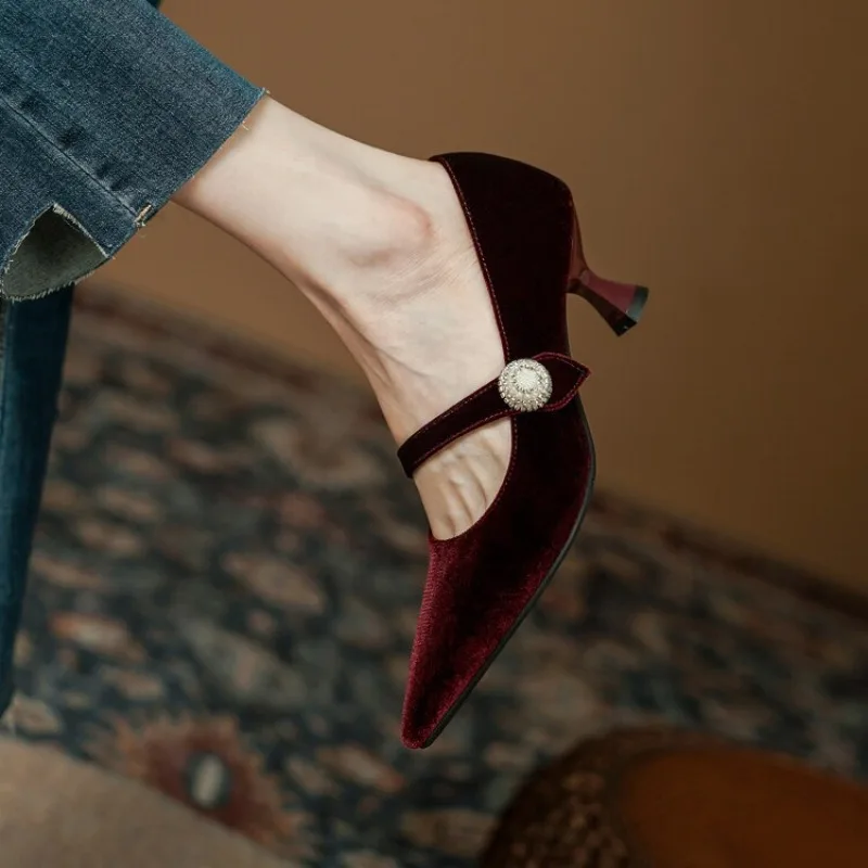 Винно-красные туфли Мэри Джейн – обзор и цена Vintage Fashion Heels