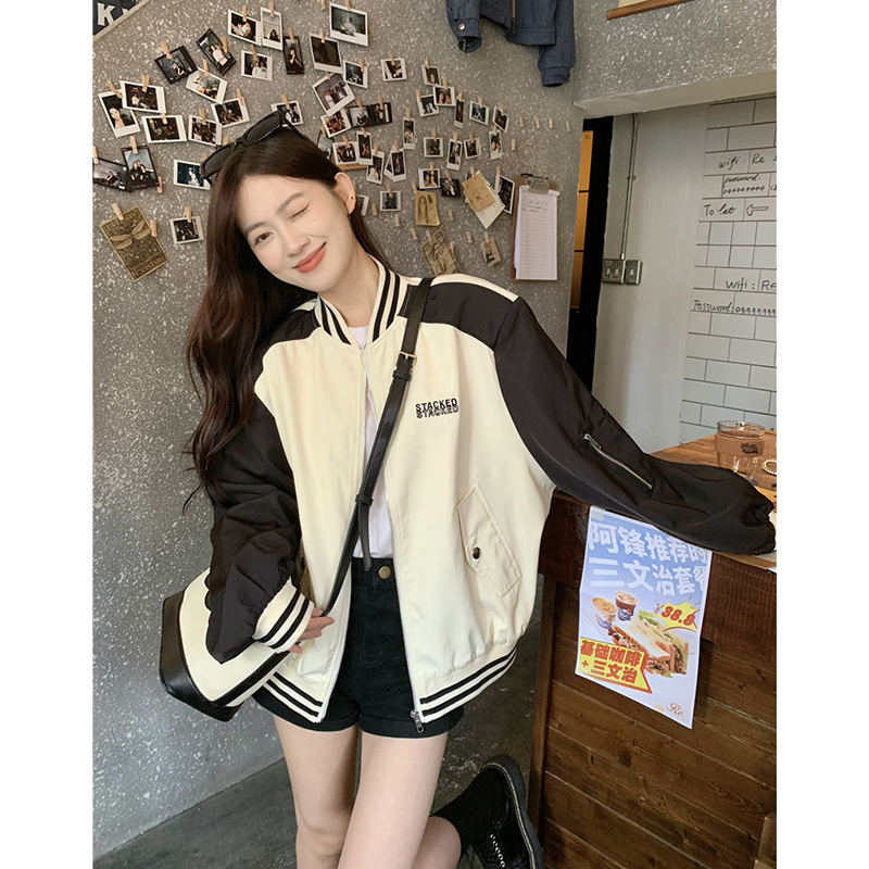 Женская весенняя бейсбольная к – обзор и цена Varsity Jacket Wool