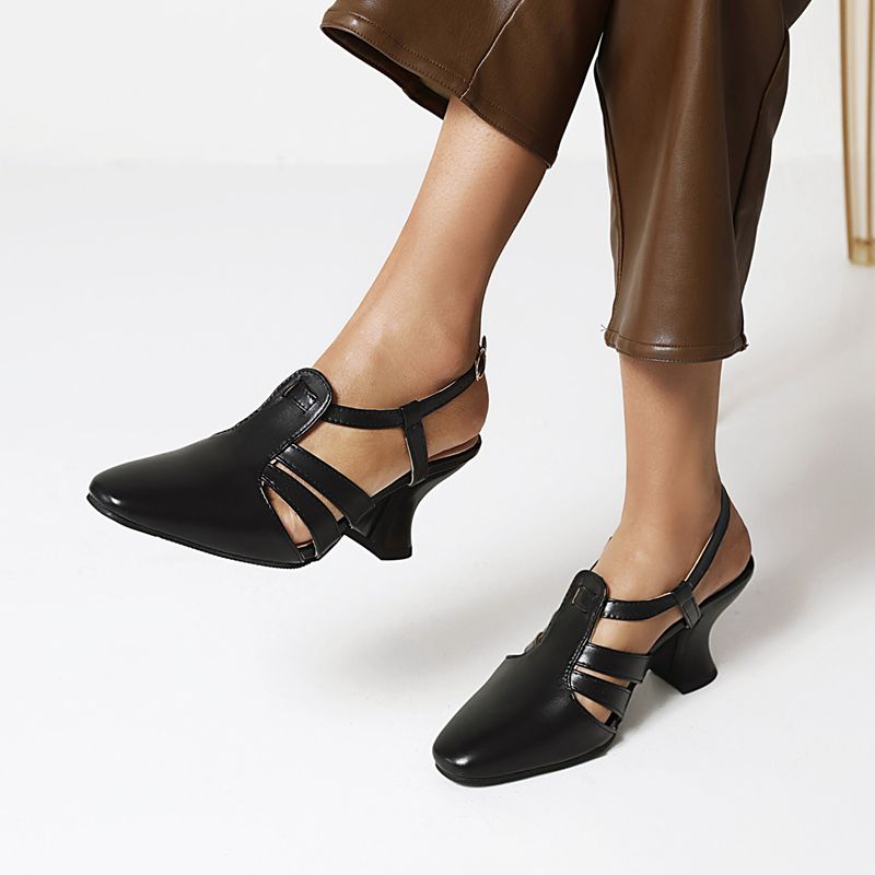 SIMLOVEYO 2025 Модные повседне – обзор и цена Vintage Fashion Heels