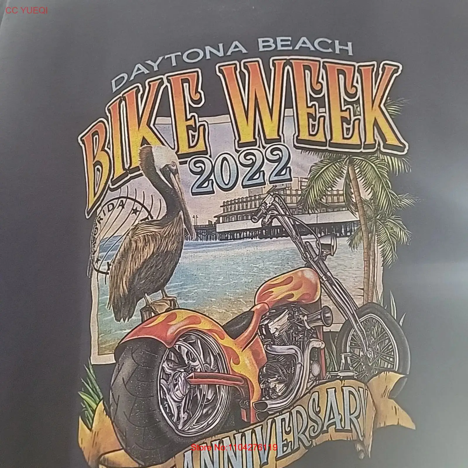 Футболка 2022 Daytona Beach Bi – обзор и цена Vintage Fashion Week