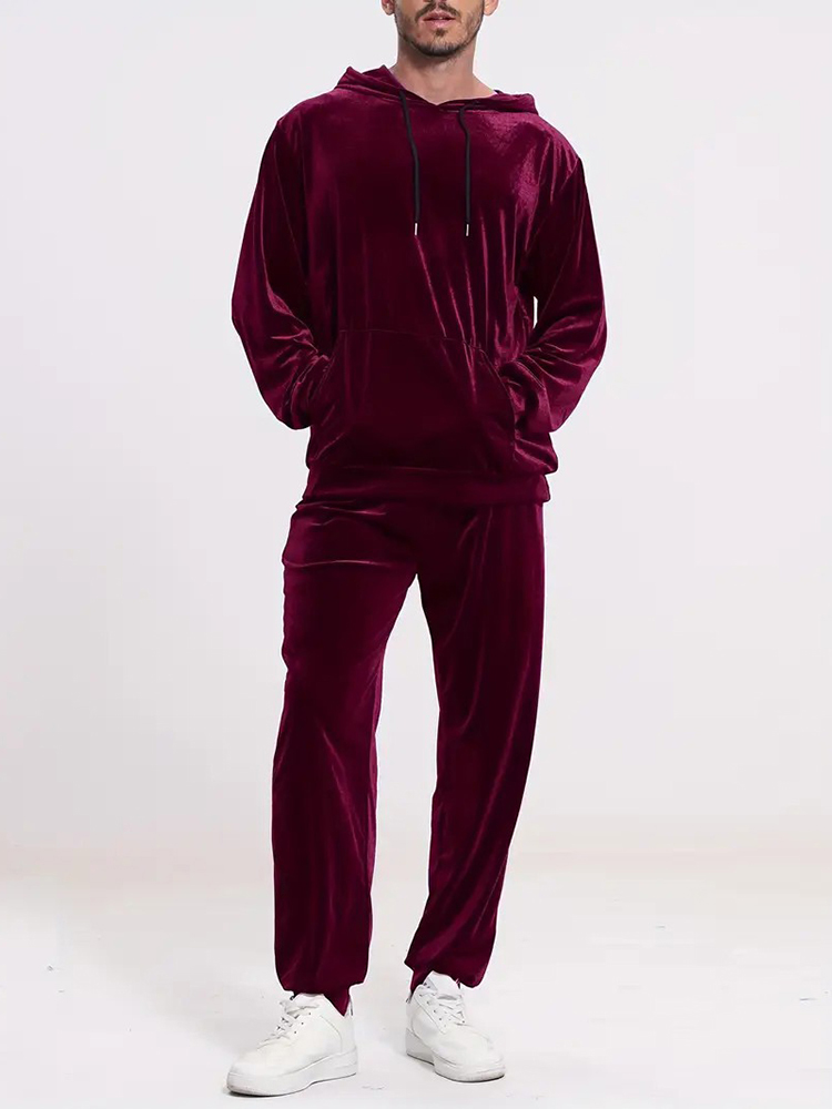 Модный однотонный велюровый ко – обзор и цена Vintage Fashion For Mens