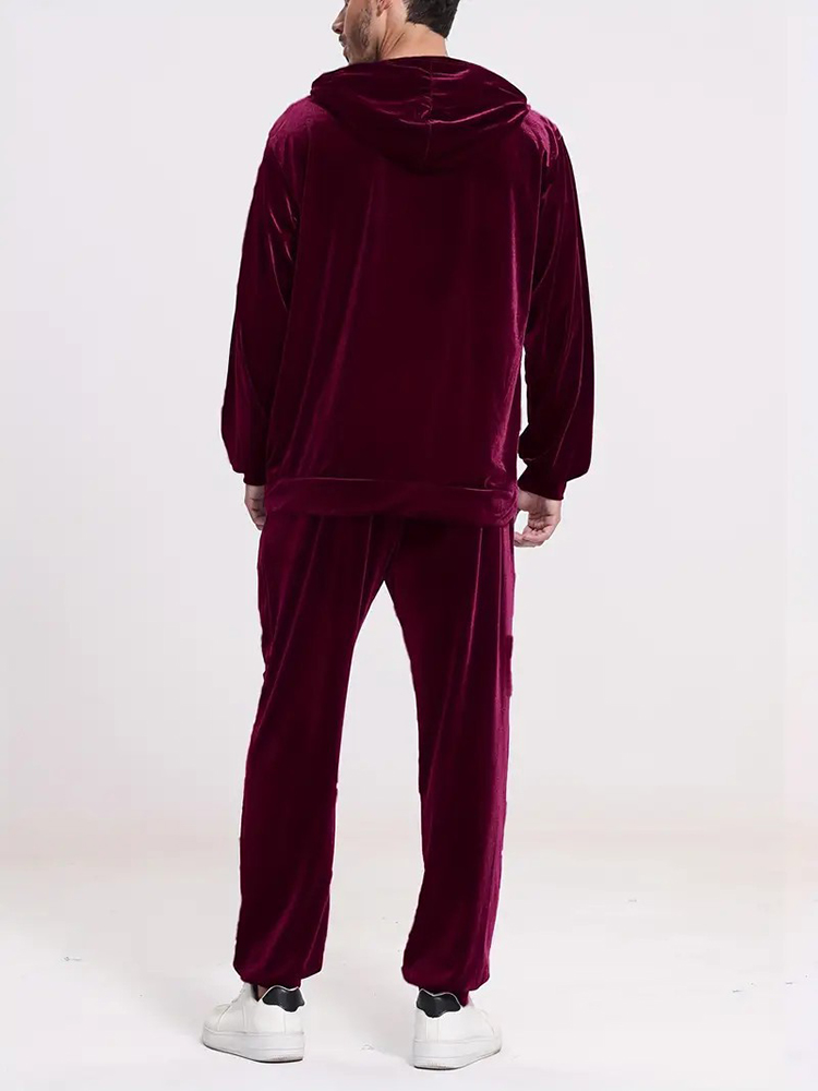Модный однотонный велюровый ко – обзор и цена Vintage Fashion For Mens