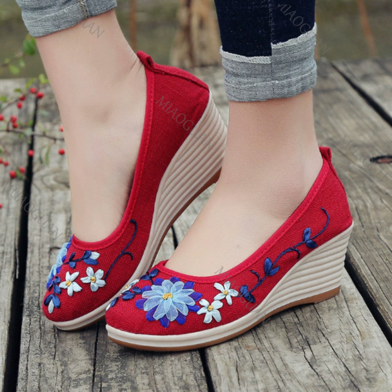Женские туфли на танкетке с вы – обзор и цена Vintage Fashion Heels
